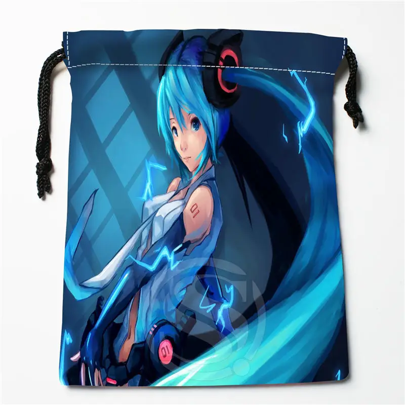 E 167 New Anime Hatsune Miku R Custom Logo Printed receive bag Bag Compression Type drawstring