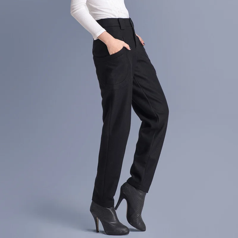 Новинка 2020 зимние шерстяные брюки WQJGR женские длинные брюки|women long pants|long pants womenpants