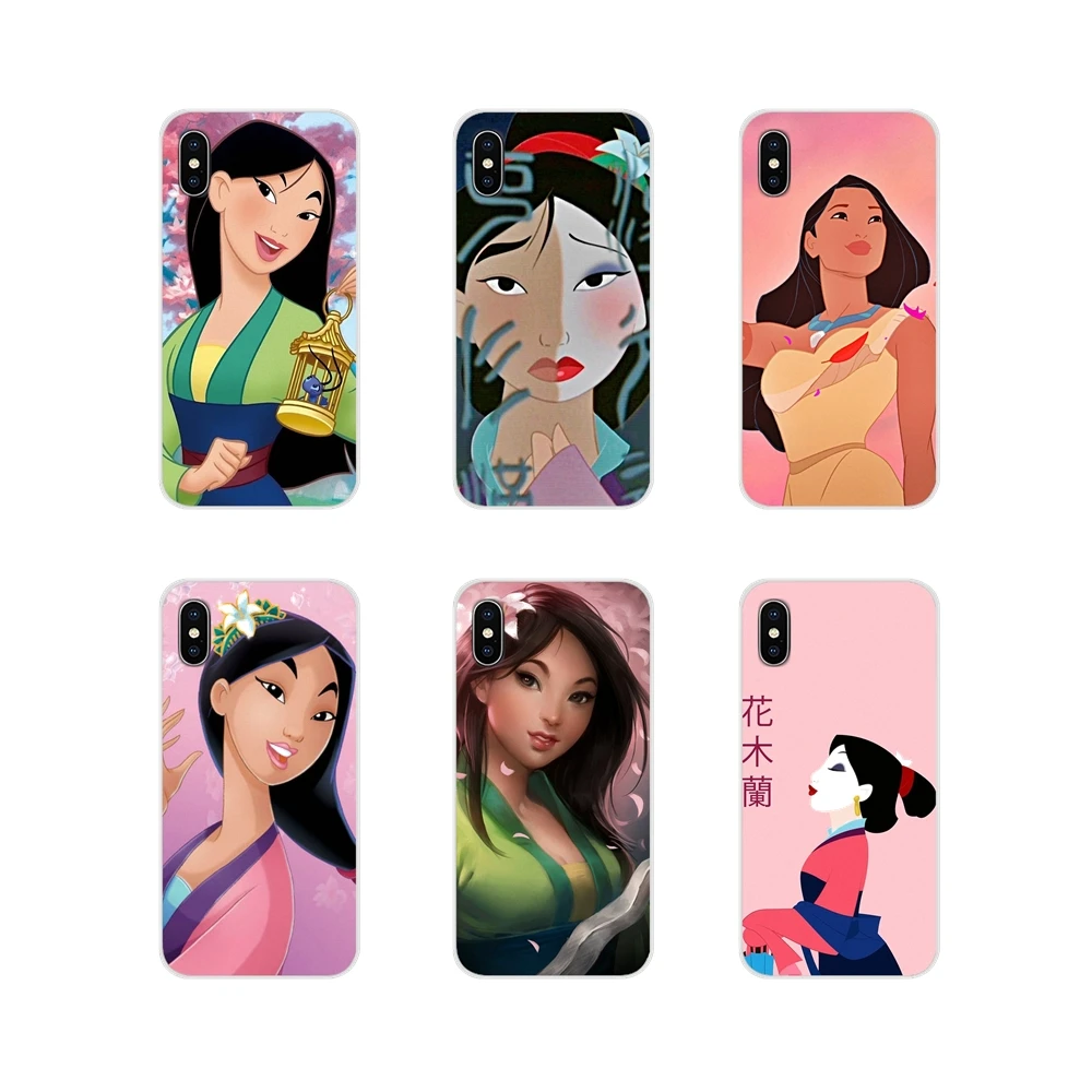 

For Huawei G7 G8 P7 P8 P9 P10 P20 P30 Lite Mini Pro P Smart Plus 2017 2018 2019 Silicone Phone Case Cover cartoon Mulan princess