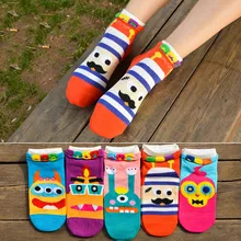 Модные женские усы животных узорные печатные леди Новинка крутые дизайнерские хлопчатобумажные забавные носки