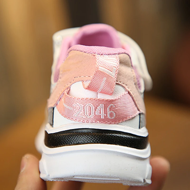 Girls Sports Shoes Air Mesh School Sneakers Children Shoes Boys Casual Kids Running Shoes Non-slip Rubber Shoe Sole Fashion