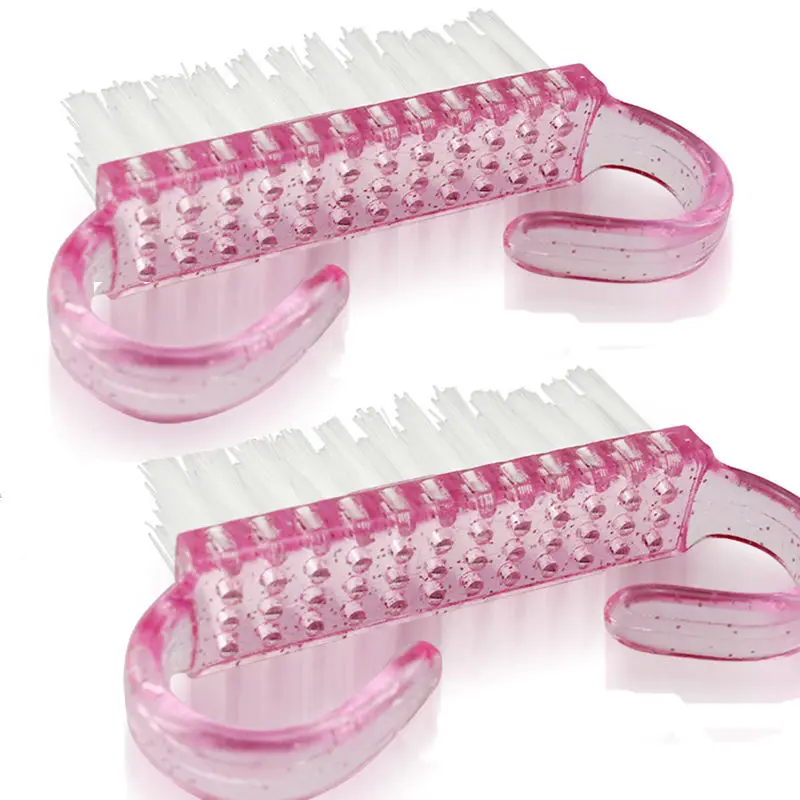 

2pcs New Simple Nail Cleaning Brush For File Manicure Pedicure Tool