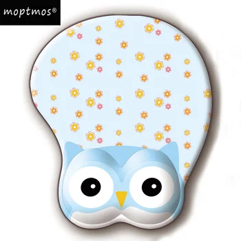 

Cute Anime Owl 3D Mouse Pad Ergonomic Gel Mouse Pad With Wrist Support Mouse Mat For PC Laptop Girls Gift
