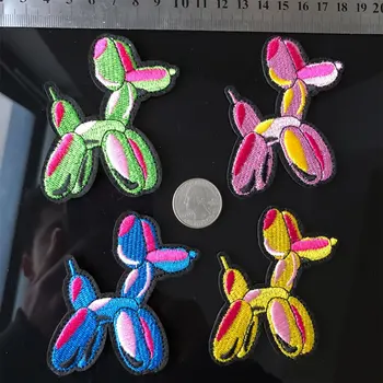

4 Styles balloon Dog toy Emroidery Applique DIY Badge Sew & Iron on Patches for Clothing