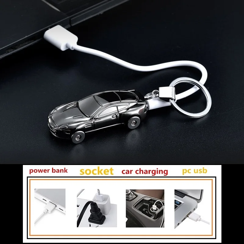USB rechargeable electric lighters car model windproof lighter