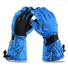 Высококачественные зимние теплые перчатки для катания на сноуборде и лыжах водонепроницаемые горные Лыжные Снегоход «Snow» перчатки moto rcycle ветрозащитные guanti moto