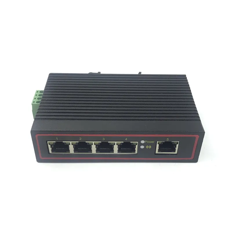 Промышленный Переключатель 10/100 Мбит/с 5 порт ethernet промышленные switch5V-58V 5 плата с портами ethernet сетевой коммутатор