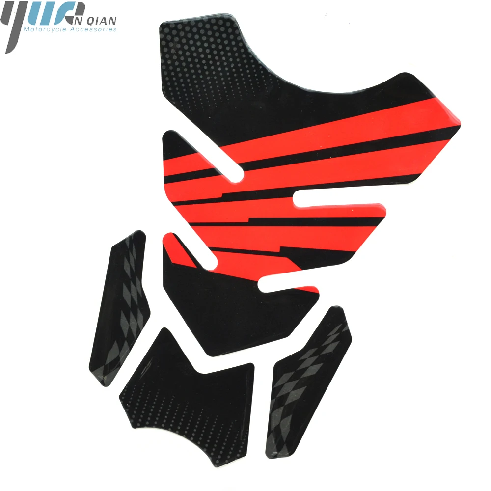 3D Motorcycle Decal Gas Fuel Tank Pad Protector Skull Racing Sticker For HONDA CBR600RR CBR1000RR HRC RACING Tank Cover Pad
