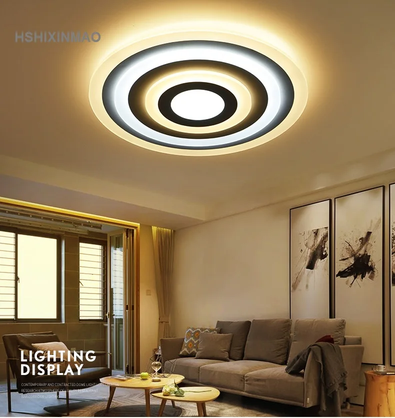 

Ultra-thin acrylic dimming LED Ceiling lamp modern simple circular living room light acrylic bedroom bedroom ceiling lights