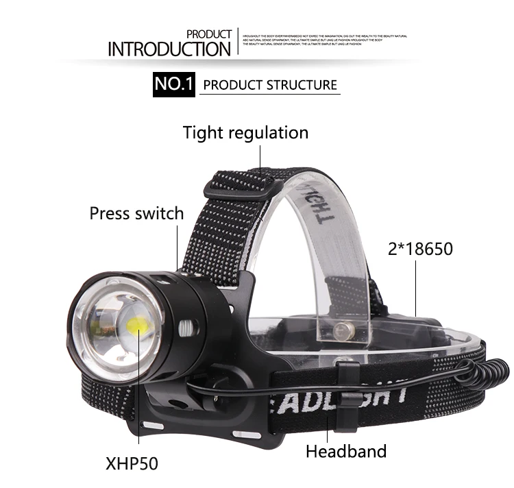8000 люменов Мощный светодиодный головной фонарь xhp50, налобный фонарь, фронтальный USB налобный светильник lanterna 18650, налобный фонарь, налобный светильник