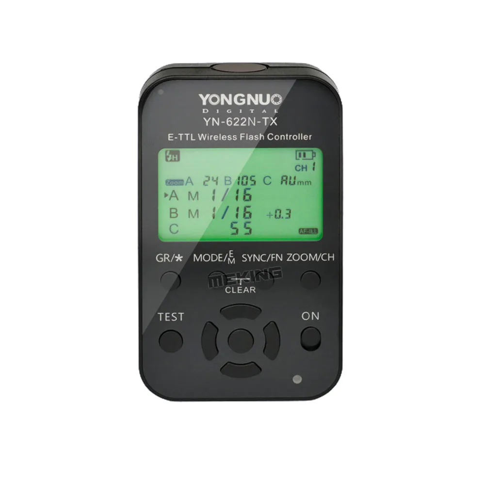 Беспроводной контроллер вспышки Yongnuo YN-622N-TX i-TTL LCD триггерный передатчик YN-622 для