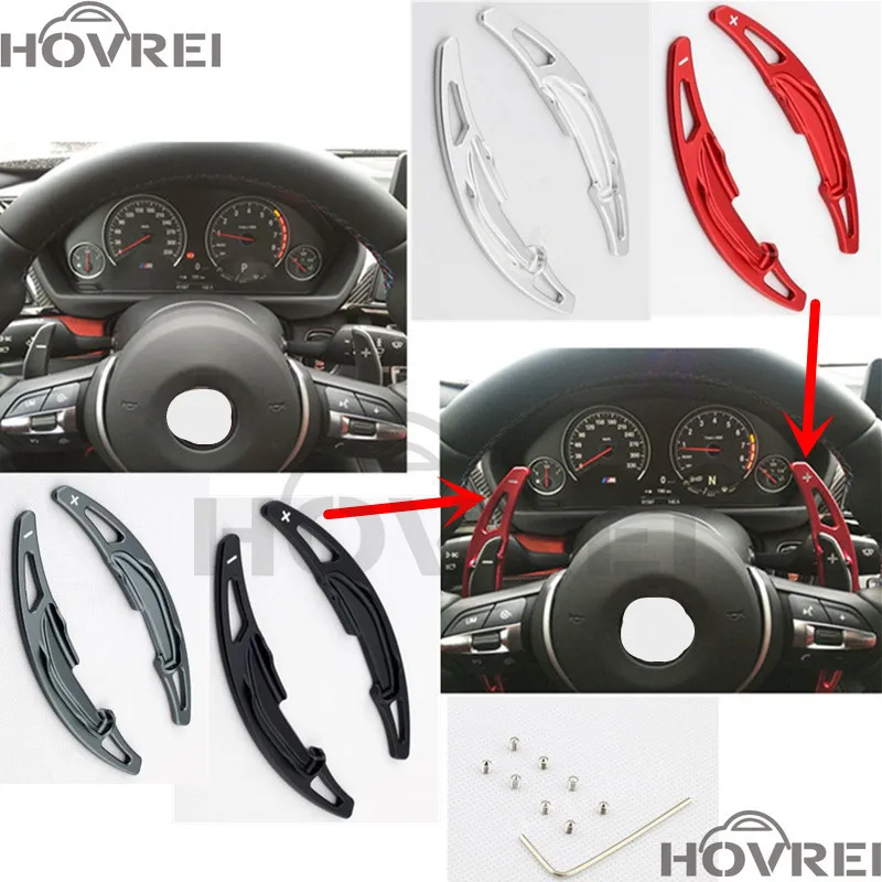 

1pair car styling Aluminum Steering Wheel Gear Shift Paddle Shifter For BMW F80 F82 F83 F10 F12 F13 M3 M4 M5 M6