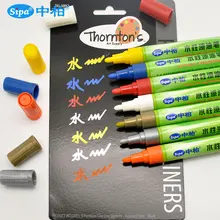 12 Цвет чернила на водной основе читая Краски фломастеров для Книги по искусству Craft рисунок, Бумага, Стекло, дерево, резина, Керамика Mark