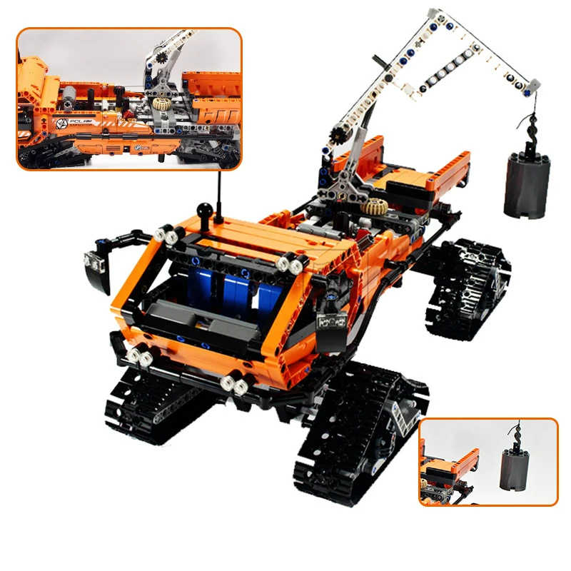 

Lepin 20012 913pcs Creative Technology Series Polar Vehicle Children Assemble Building Blocks Toys Hobbies Action Figures