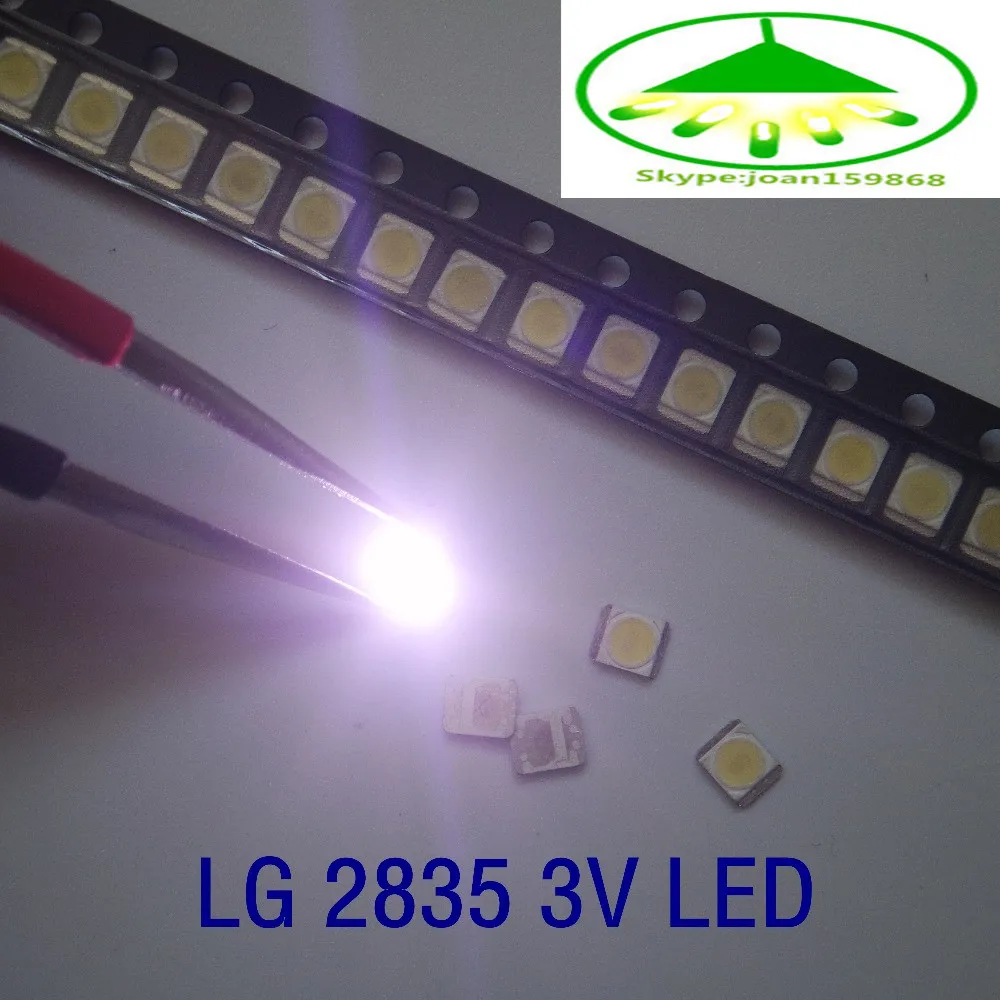 3528-100pcs-Lot-2835-3V-SMD-LED-Beads-1W-LG-Cold-White-100LM-For-TV_