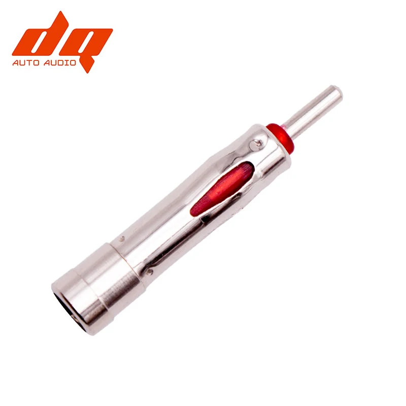 

1pcs Universal Red ISO To DIN Male Car Auto Radio Stereo Antenna Adaptor Aerial Plug Connector Adapter To DIN Vehicle
