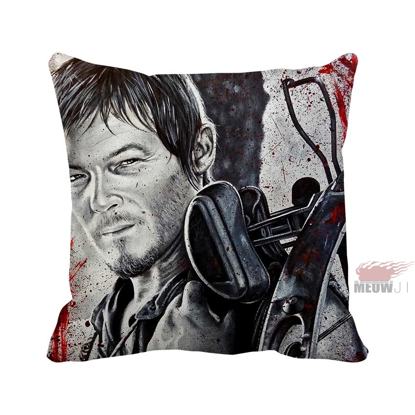 Cool Tv The Walking Dead Daryl Dixon Multi Size Throw Pillow Case