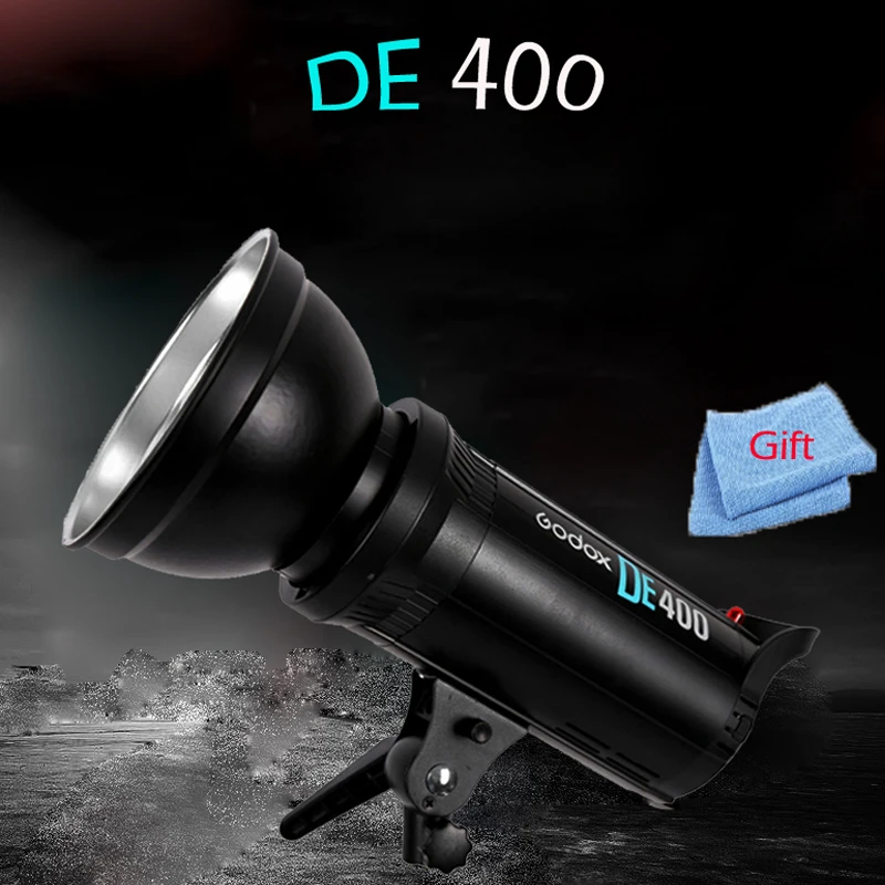 Godox DE400 400 вт профессиональная студийная стробоскопическая вспышка Лампа головка