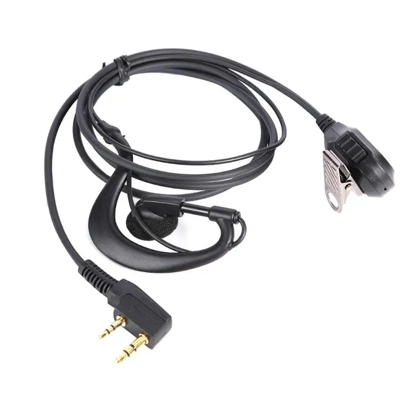 2Pin G Форма наушник K-type для Kenwood/KPG/Baofeng/POFUNG/HYT/PUXING UV 5R радионаушники