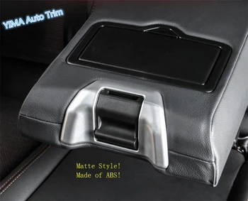 

Lapetus Fit For Audi Q5 2018 2019 2020 ABS Car Styling Rear Seat Row Armrest Box Frame Cover Trim Matte / Carbon Fiber Look