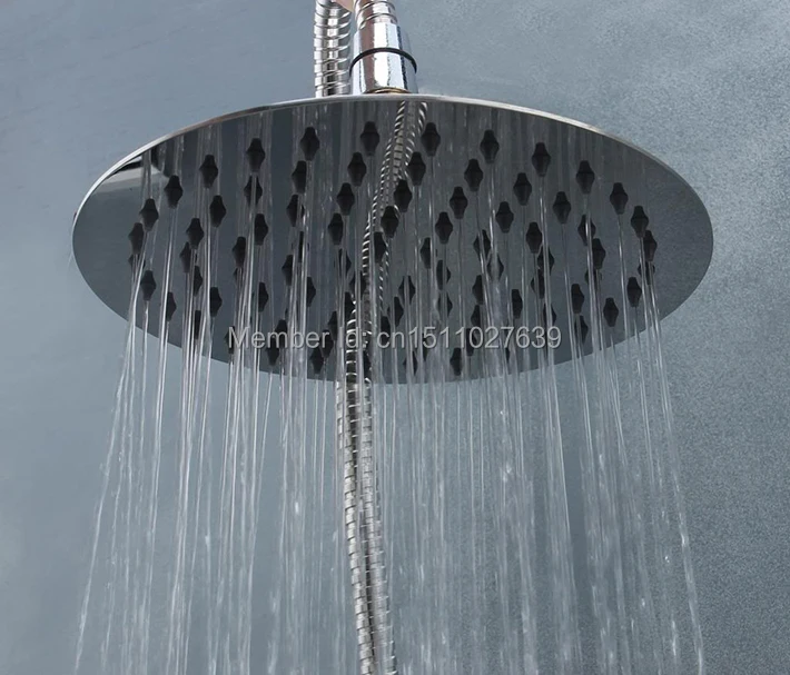 8 inch perfect new round bathroom 304 stainless steel rain shower head