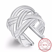 LEKANI – bague en argent sterling 925 pour femme, haute qualité, double croix en cristal cz infinity, 925