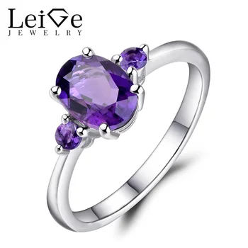 Leige Jewelry Sterling Silver 925 Natural Oval Cut Amethyst Engagement Rings for Women Classic Anniversary Gift Gemstone Ring
Leige Jewelry Sterling Silver 925 Natural Oval Cut Amethyst Engagement Rings for Women Classic Anniversary Gift Gemstone Ring