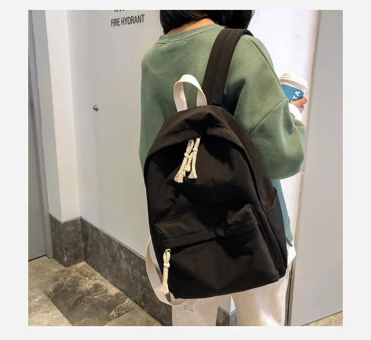 Menghuo Original Brand Waterproof Backpacks Women Backpack Solid School Travel Bag Female Large Capacity Bags for Girls Mochilas_32