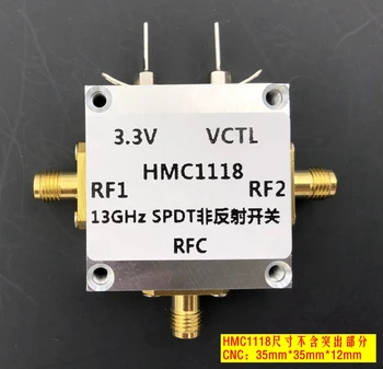 

HMC1118 Broadband, Non Reflective Single Pole Double Throw (SPDT) Switch 13GHz with CNC Housing