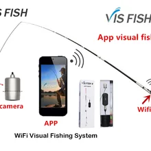 Беспроводная камера для рыболокатора с управлением через IOS и Android, визуальная ip-камера VISFISH 4