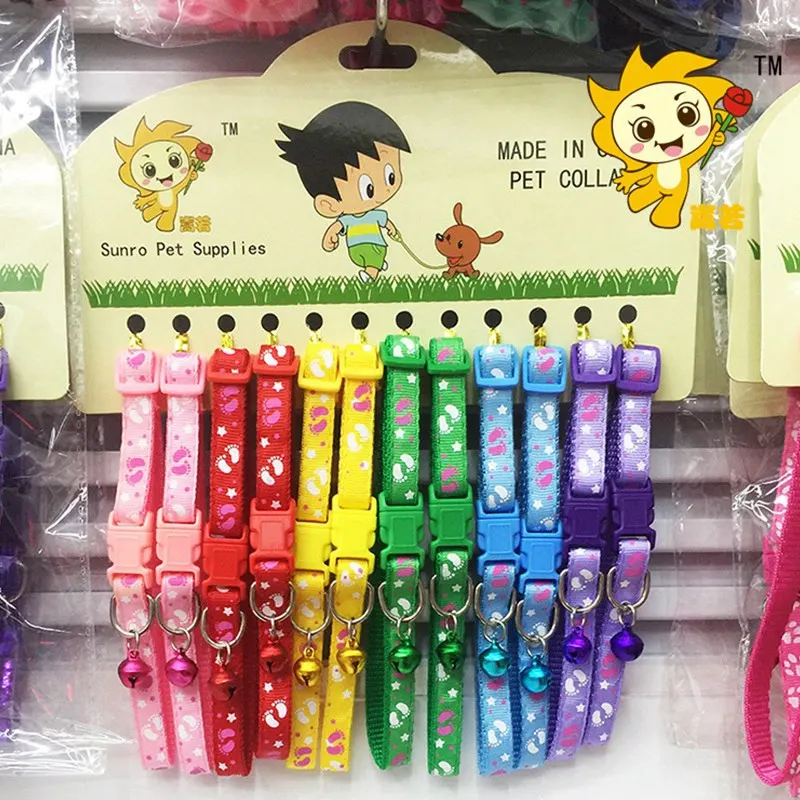 Pet Products Dog Collar For Small Large Dogs Cats Puppy Nylon Dog-Collar Harness Leash Dog Cat Collar Supplies Accessories (9)