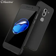 Funda de cuerpo completo para Huawei Honor 6X Mate 9 Lite, Protector de 360 grados, funda de plástico + película de vidrio templado para Huawei GR5 2017