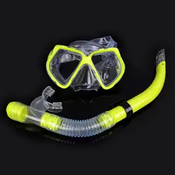 Набор маски для дайвинга подводное снаряжение набор прозрачного видения сухой трубка регулируемый ремешок подводное снаряжение под водой