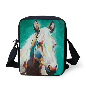 

Casual Women Small Handbags for Girls horse Printed High Quality Travel Crossbody Bags Famous Brand Messenger Bag Sumka