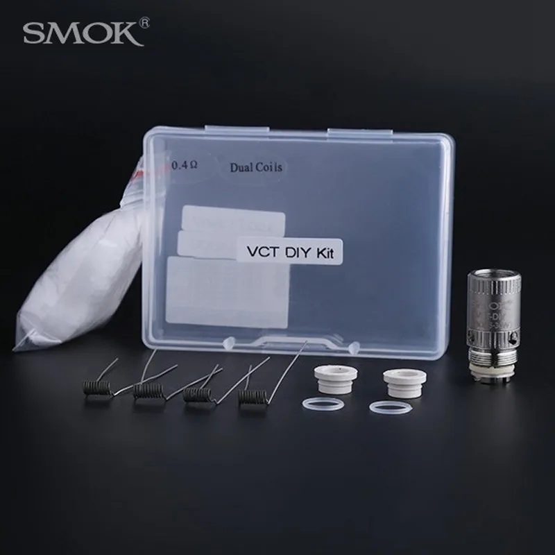 10 ШТ. 100% Оригинал Смок ДКТ DIY Катушки Голову smoktech замена ДВОЙНОЙ катушки Smok дкт