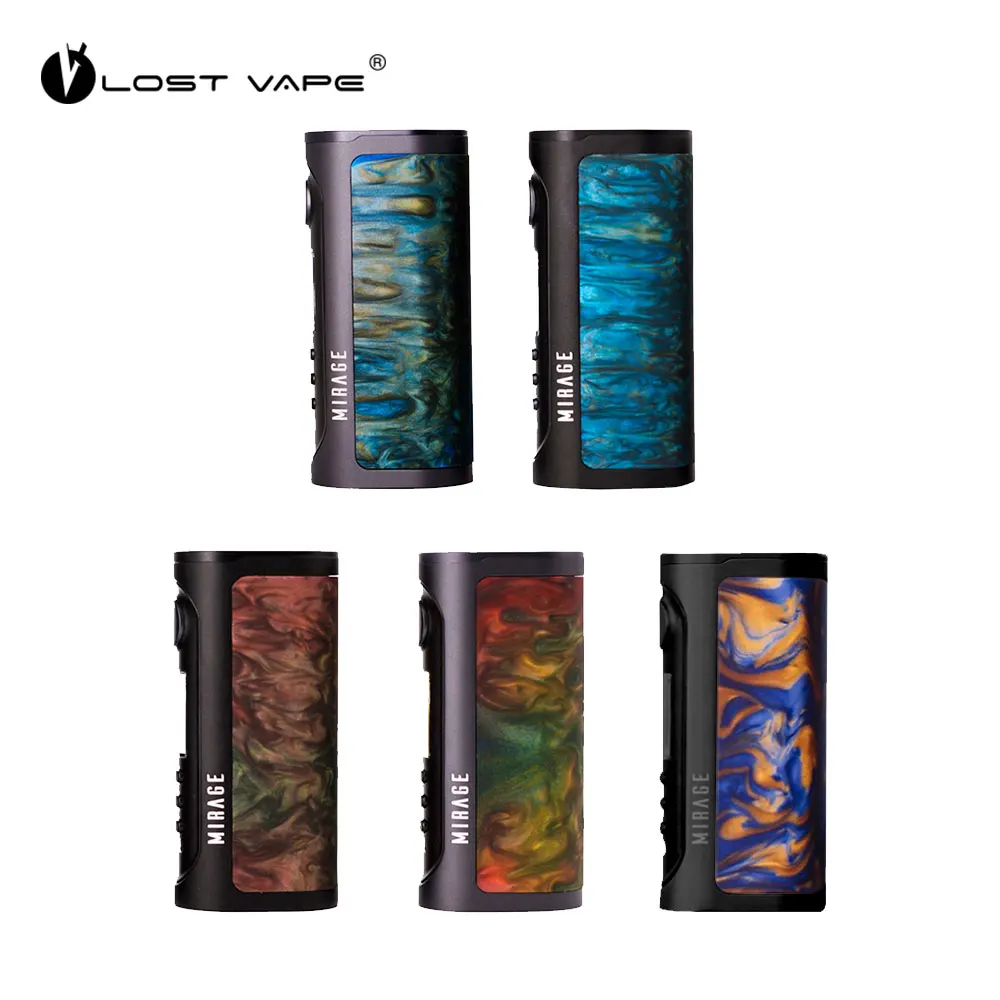 

75W New Lost Vape Mirage DNA75C TC Box MOD NO 18650 Battery Full-color TFT Screen Mirage with DNA 75C Chipset Vape E Cigarette