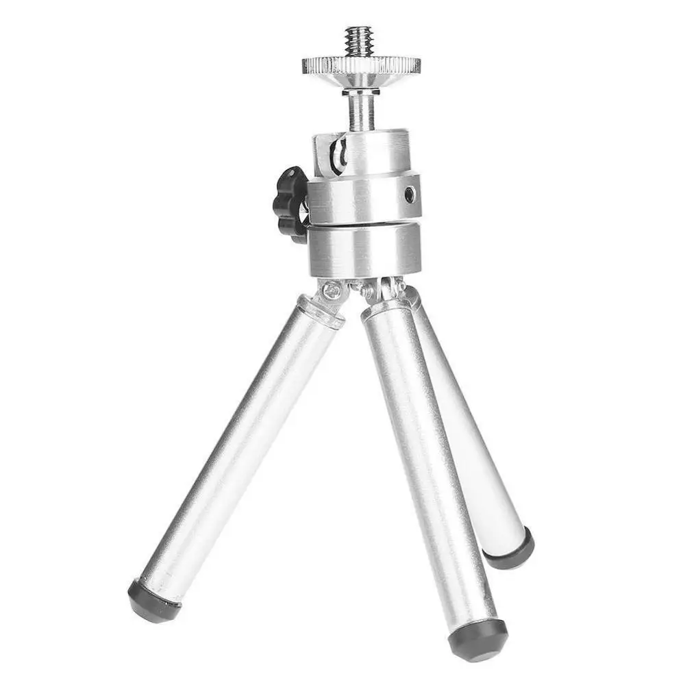 

Mini Portable Aluminum Alloy Desktop Adjustable Tripod 3 Section Stand Holder For Projector Camera Phone