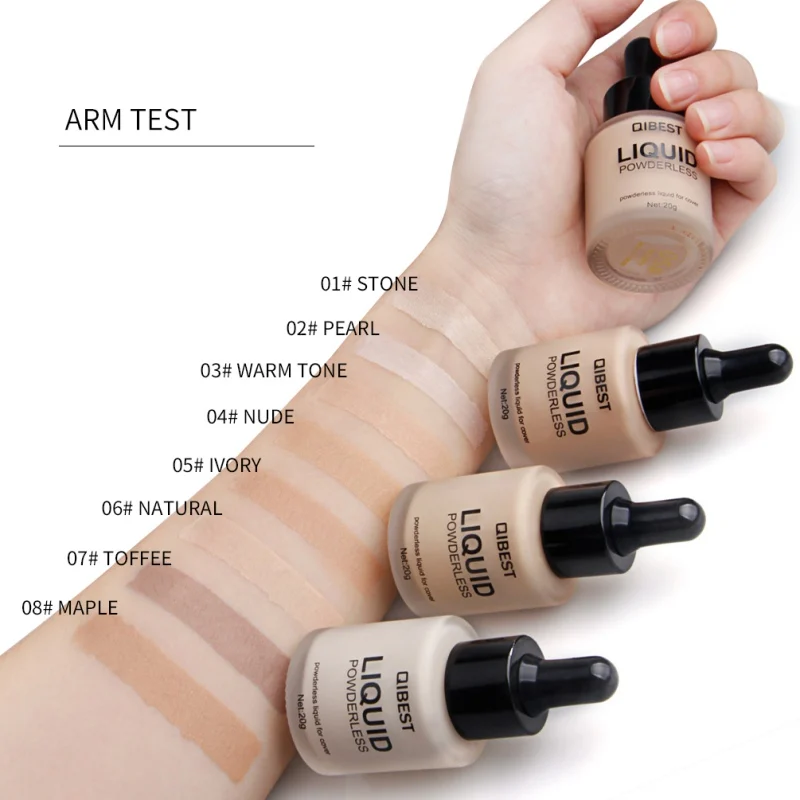 1PC Face Makeup Base Liquid Foundation Cream Concealer Foundation Primer Easy to Wear Oil Control Long Lasting