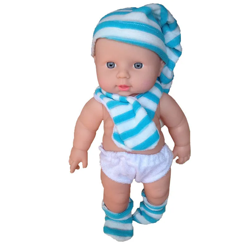 30cm Mini New Reborn Dolls Toys Full Vinyl Doll Handmade Kid's Toys Lifelike Alive Babies Toys Kids Birthday gift (2)