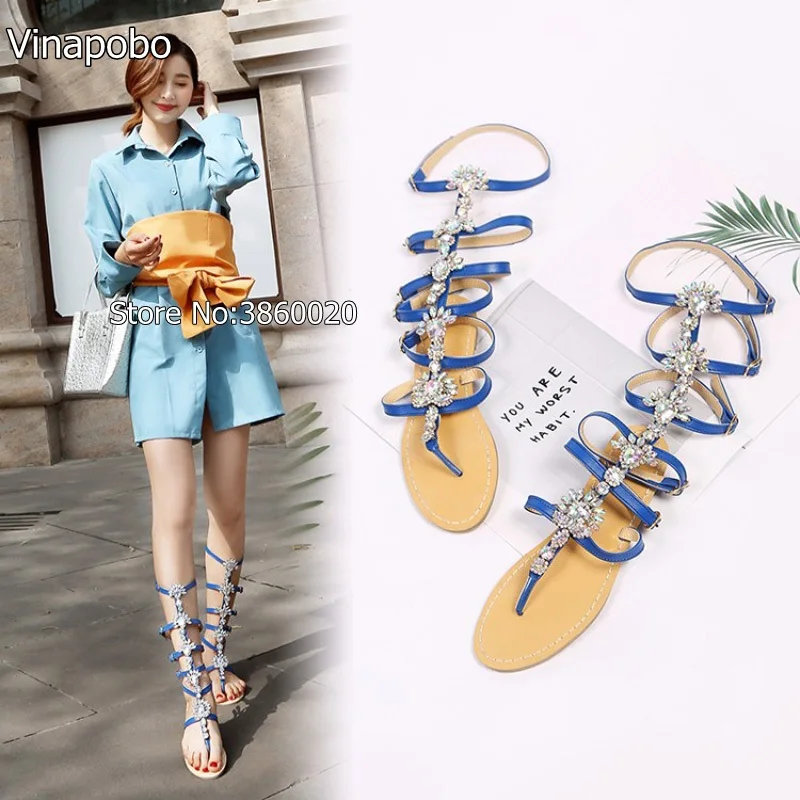 Gladiator-Sandals-Women-Rome-Style-Retro-Buckle-Woman-Fashion-Summer-High-Boot-Sandals-Crystal-Flats-for (1)