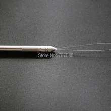 Алюминиевая нить крючок спицы для вязания петли микро кольцо для наращивания волос бусины