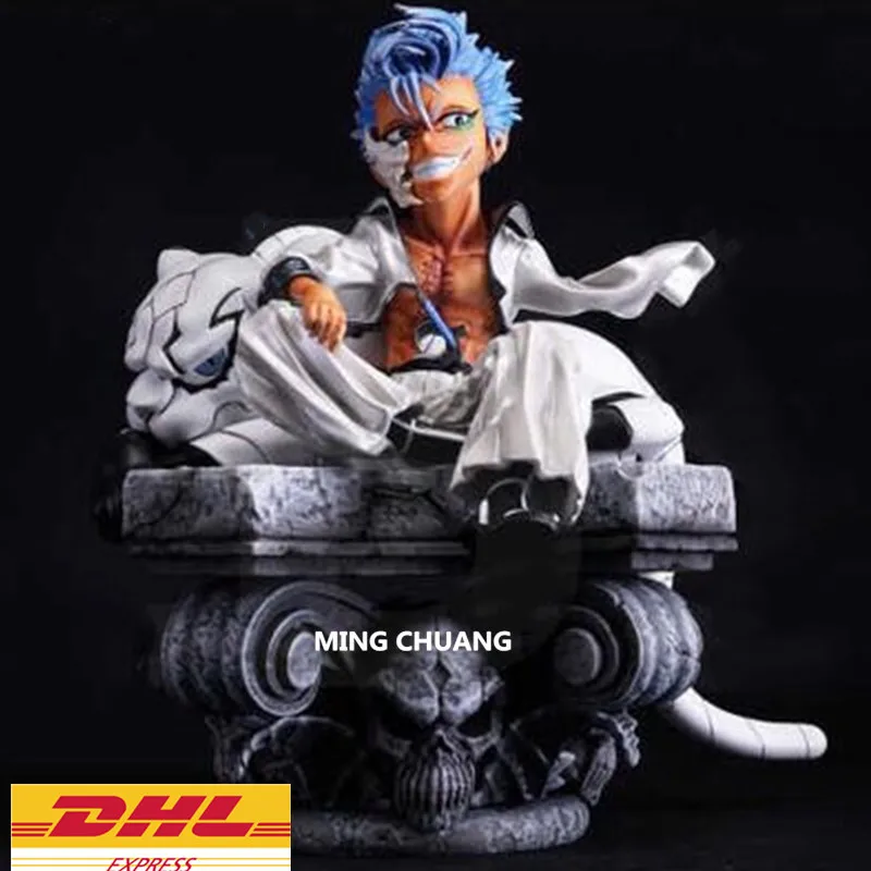 Статуя отбеливатель Grimmjow jeagerjaches положение сидя бюст GK 22 см экшн фигурка