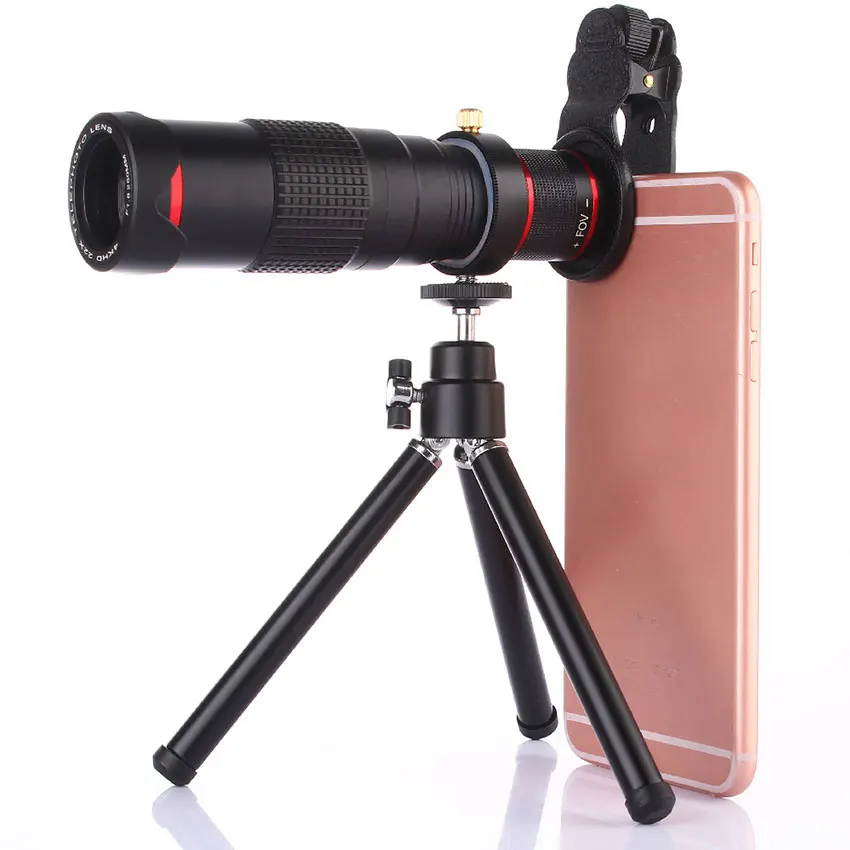 Universal 22X Zoom Telescope Lens HD Mobile Phone Optical Telephoto Camera Lens for iPhone Samsung Xiaomi Huawei With Tripod  (8)