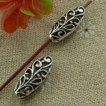 

120 pieces tibetan silver nice spacers 23x10mm #3138