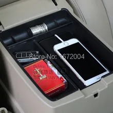 Центральный хранимый спутник подлокотник контейнер ящик для Toyota Highlander 2009-2013