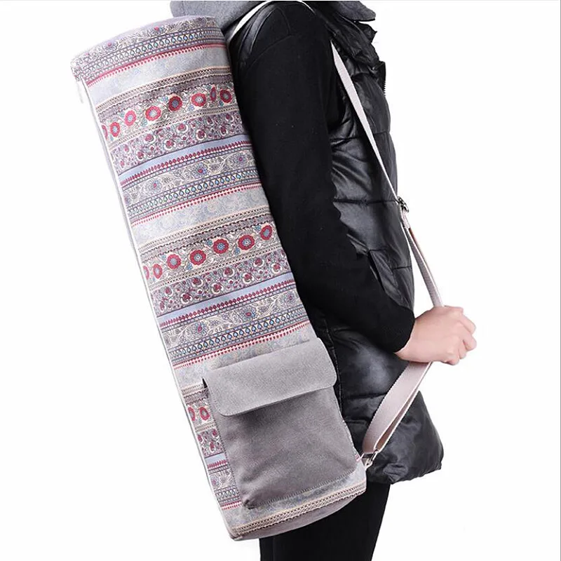 Canvas Backpack Yoga Mat Waterproof Backpack Multi-Function Large Capacity Storage Shoulder Thickened Sports Fitness Bag Canvas Backpack Yoga Mat Waterproof Backpack Multi-Function Large Capacity Storage Shoulder Thickened Sports Fitness Bag