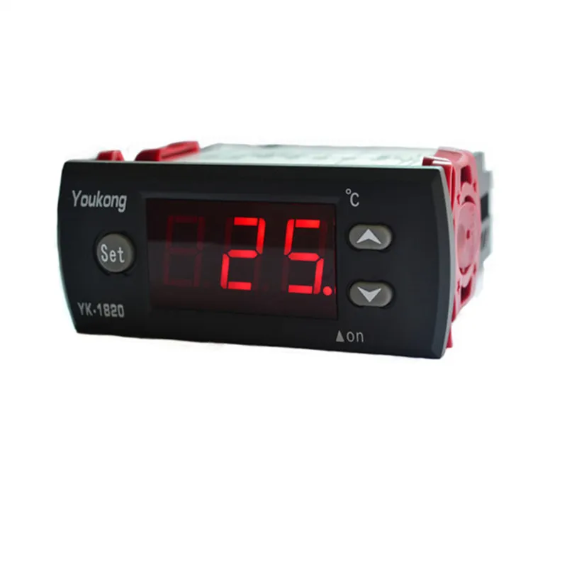 

Free shipping temperature controller with refrigeration keylock sensor and temp correction for water chiller kitchen cabinet
