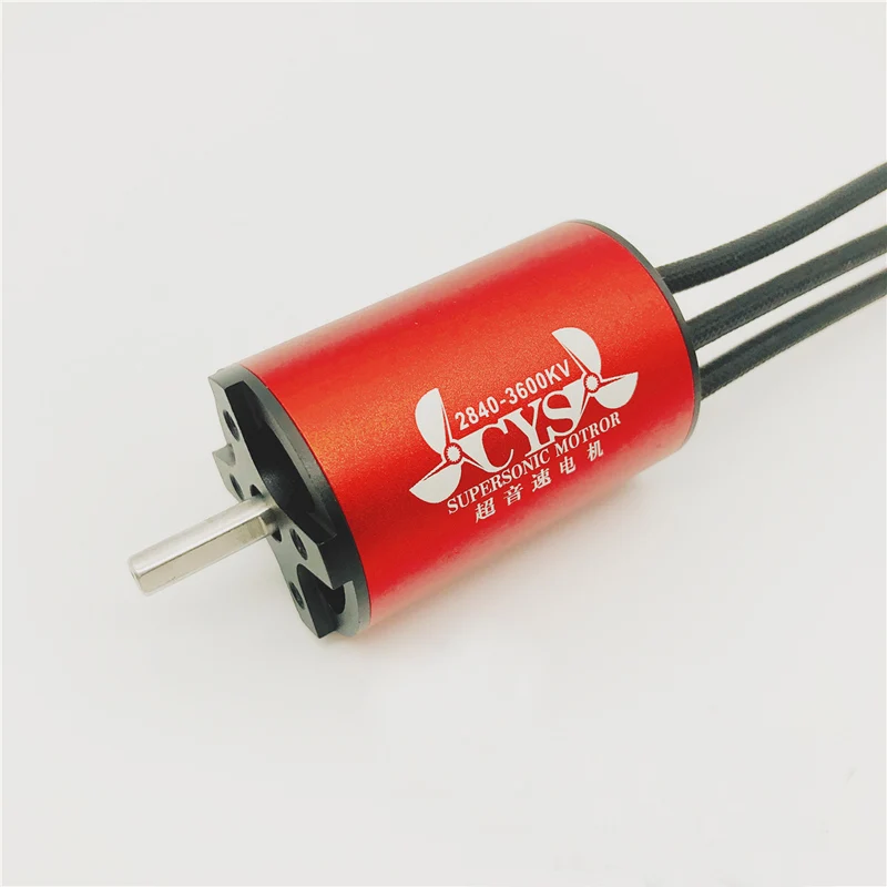 2840 3600KV Brushless Motor RC Model Boats Motor 4mm Motor Shaft Water