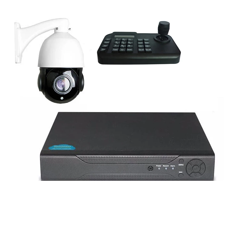 Купольная инфракрасная камера среднего разрешения 4 5 &quot PTZ 2 МП 8 каналов 1080 P DVR 3D