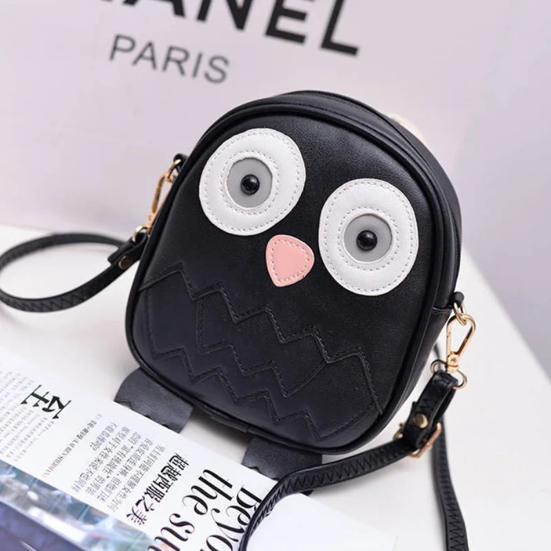 لطيف البومة المرأة حقيبة ساع أزياء المرأة حقيبة الإناث Crossbody حقيبة كتف الكرتون طفل الفتيات حقيبة بولسا الأنثوية